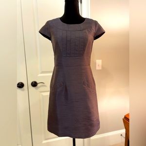Banana Republic slate blue dress.